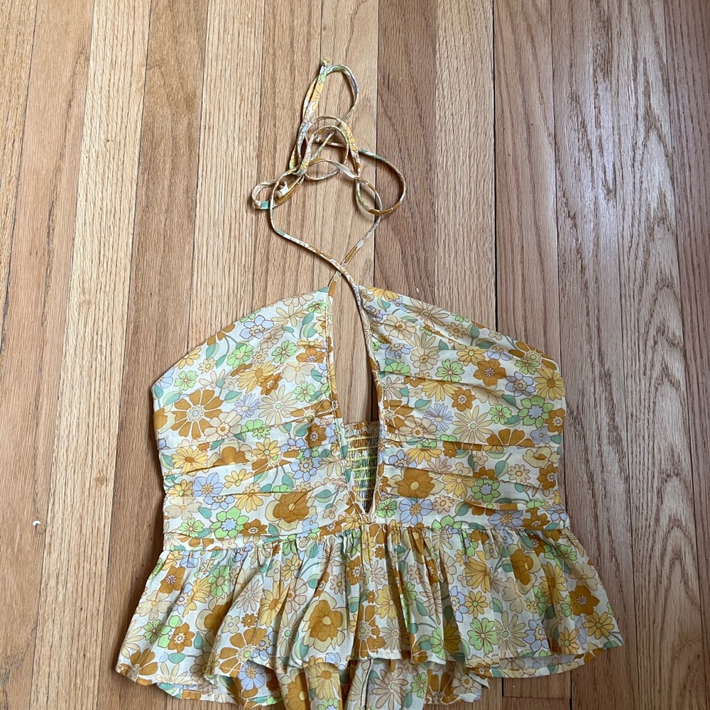 Floral Halter Top